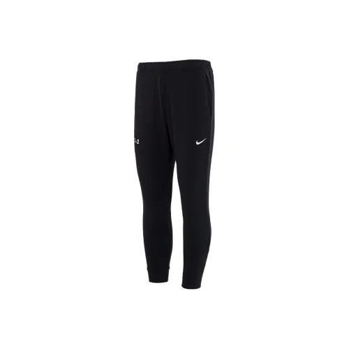 Nike Черные Мужские Вязаные Тренировочные Штаны