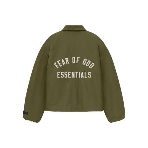 Fear Of God Essentials Fall24 BACK TO SCHOOL Series Вечнозеленый/Военный стиль Мужские Куртки