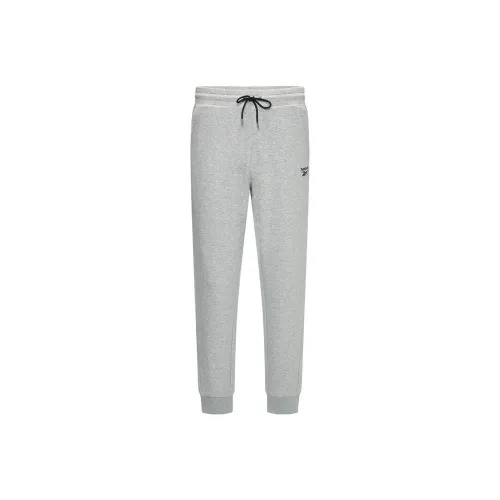 Reebok Серые Унисекс Вязаные Тренировочные Брюки