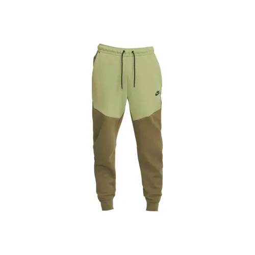 Найк Вязаные Тренировочные Штаны Мужские Зеленые