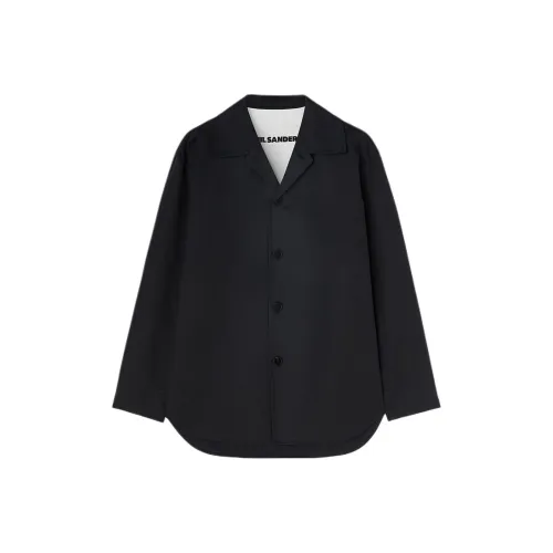 JIL SANDER Мужские черные куртки