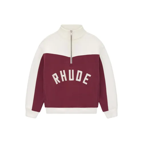 RHUDE Каштановый и Кремовый Мужские Куртки