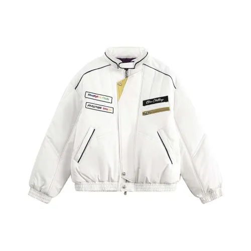 EYEUNDERSTAND Хлопковый пуховик унисекс белый