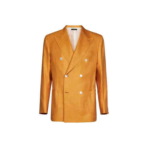 BRIONI Куртки и Пальто Мужской Оранжевый