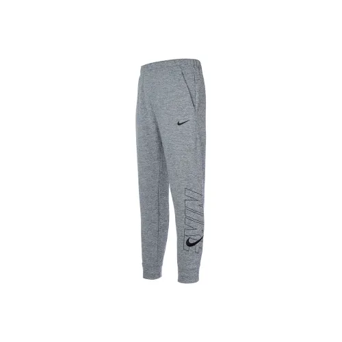Nike Серые Мужские Вязаные Тренировочные Штаны