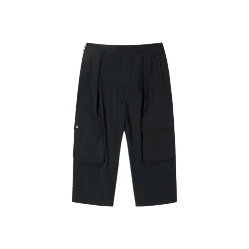 DIADORA Прямой крой Повседневные брюки Мужские Черные