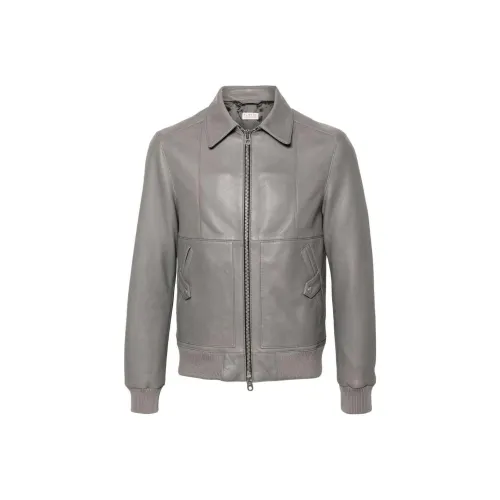 FURSAC Nickel Gray Мужские Кожаные Куртки