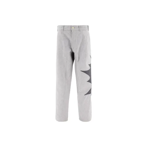 CDG Gray Men's Casual Pants CDG Серый Мужской Повседневный Брюки