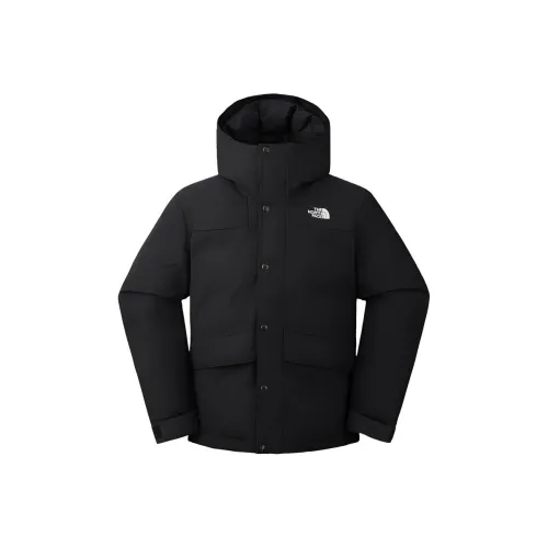 THE NORTH FACE Urban Exploration AW24 Гора Пуховик Мужской Космический Черный