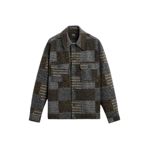 ZARA Зеленый Мужской Куртки