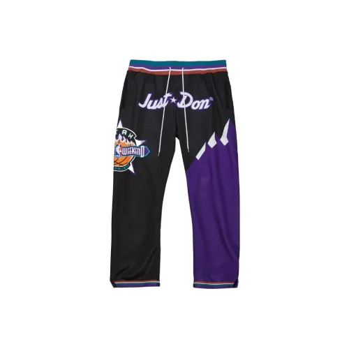 Mitchell Ness x JUST DON Mitchell Ness x JUST DON Вязаные тренировочные брюки Мужские Черные