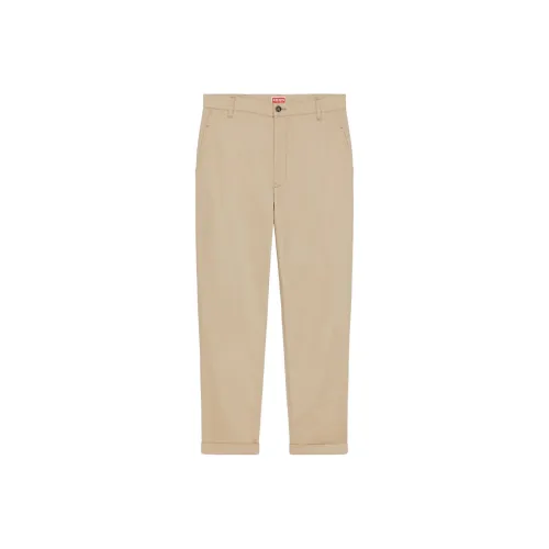 KENZO Light Khaki Мужские Повседневные Штаны