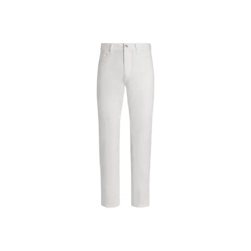 Ermenegildo Zegna Белый Мужской Джинсы