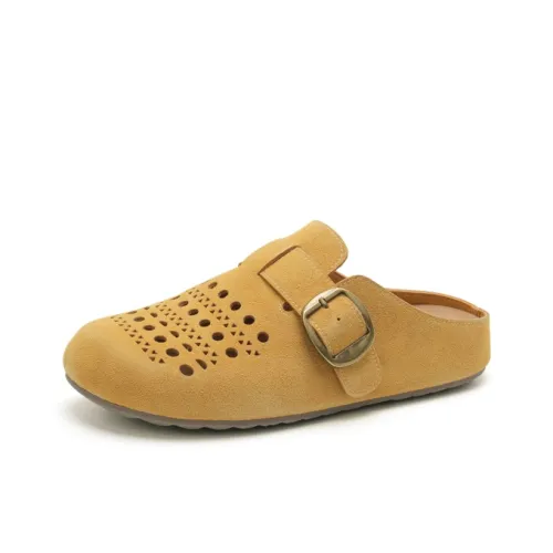 JOSINY Домашние тапочки Женские Желтые