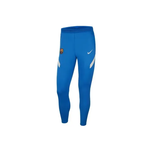 Найк Вязаные Тренировочные Штаны Мужские Синие