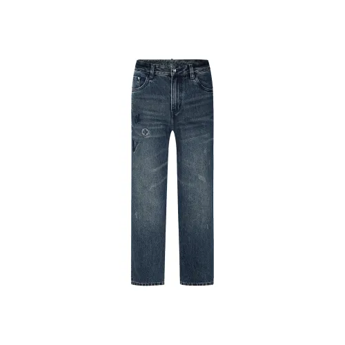 Cavalli Class Blue Men's Jeans Кэвали Класс Синий Мужские Джинсы