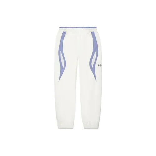 LINING Vital series Айвори Бабочка Wing Синий Men's Вязаные Спортивные Штаны