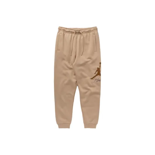 JORDAN Khaki Men's Knitted Training Pants Джордан Хаки Мужские Вязаные Тренировочные Штаны