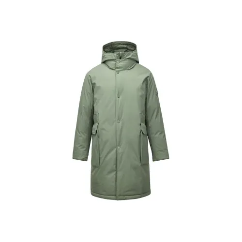 Skechers Yazhuan Series Пуховик Мужской Hot Базилик Серый