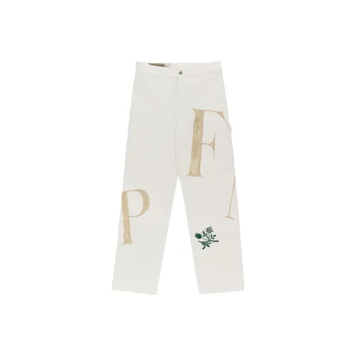 AIME LEON DORE x Franck Pellegrino FW23 Джинсы Унисекс Белый