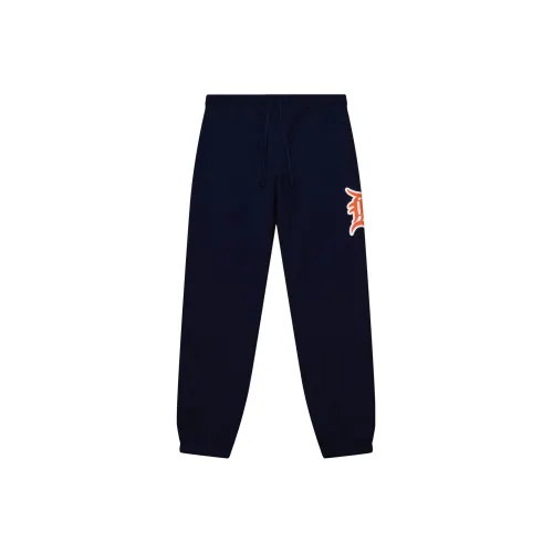 Mitchell Ness Морской Синий Мужские Вязаные Тренировочные Штаны