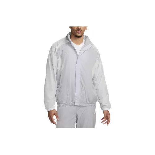 nike Therma Fit С капюшоном Футбол Куртка Куртки Пальто Мужской Серый