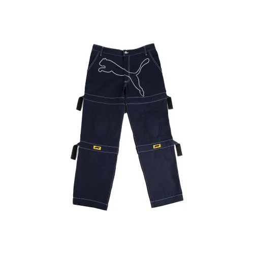 PUMA ASAP Rocky Co Бренд Темно-синие Унисекс Джинсы