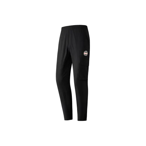 Erke Глубокий Черный Мужские Вязаные Тренировочные Штаны