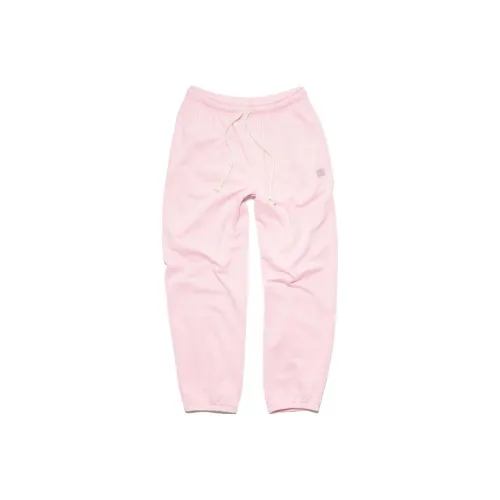 Acne Studios FW23 Вязаные Спортивные Штаны Унисекс Light Pink