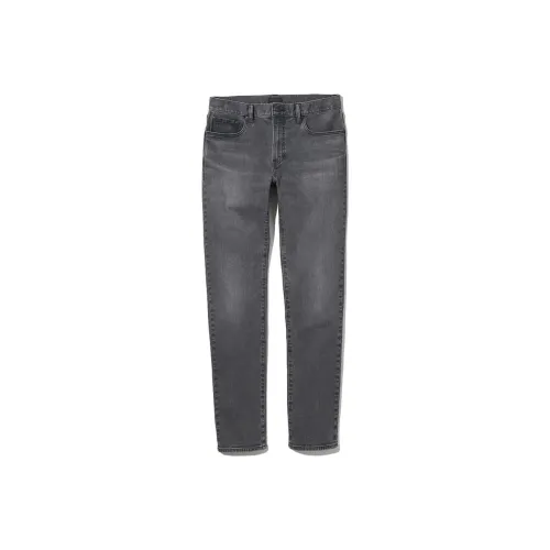 UNIQLO Джинсы Унисекс Asphalt Серый