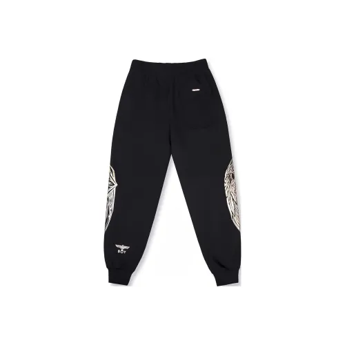 BOY LONDON Черные Унисекс Вязаные Спортивные Брюки
