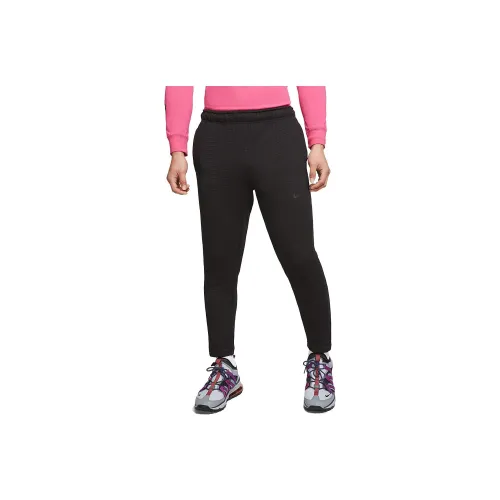 Nike Вязаные тренировочные штаны мужские черные