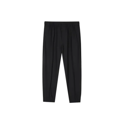 CROQUIS 001 Глубокий черный Унисекс Вязаные Тренировочные брюки