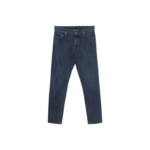 Ermenegildo Zegna Индиго Мужские Джинсы