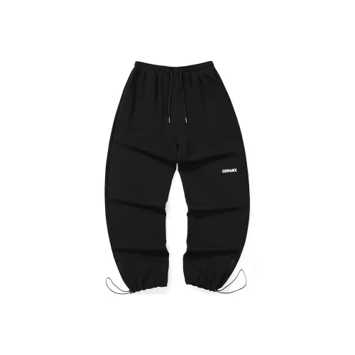 GENANX Прямой крой Повседневные брюки Унисекс