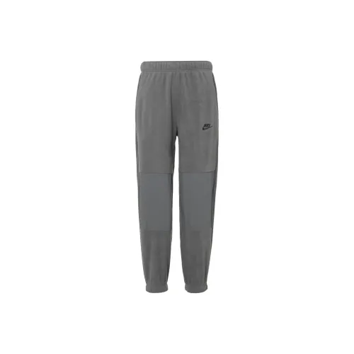 Nike Серые Мужские Вязаные Тренировочные Штаны