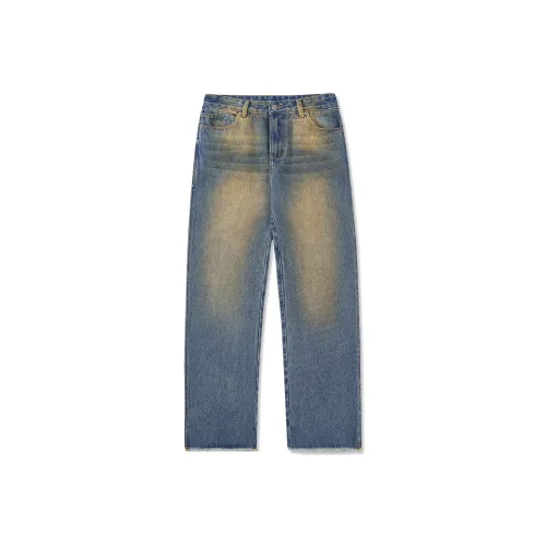 Crying Center Винтажные синие джинсы унисекс