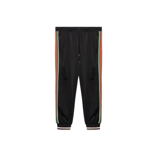 GUCCI Вязаные спортивные брюки мужские черные