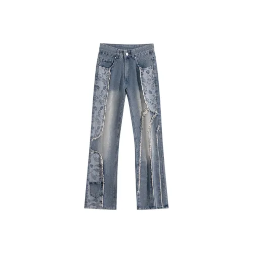 AMBER LIGHT Синие Унисекс Джинсы