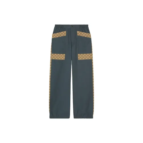 GUCCI Эбеновый Мужские Вязаные Спортивные Штаны