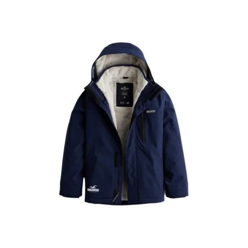 Hollister Морской Синий Мужские Куртки