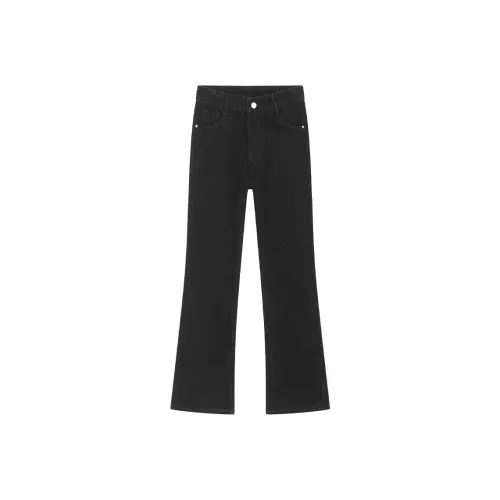 FOREST LIBRARY Черный Унисекс Джинсы