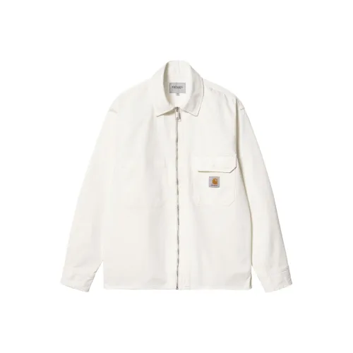 Carhartt WIP SS24 Rainer Рубашка Jac Куртка Мужская Белая