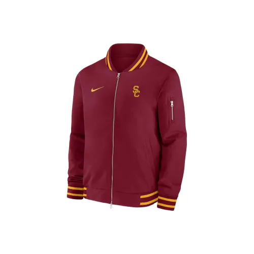 nike USC Trojans Sideline Куртки и Пальто Мужской Бордовый