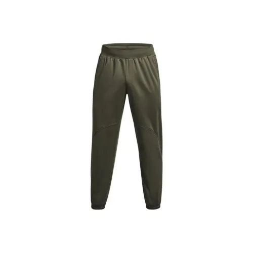 Under Armour Unstoppable Зеленые Мужские Вязаные Тренировочные Штаны
