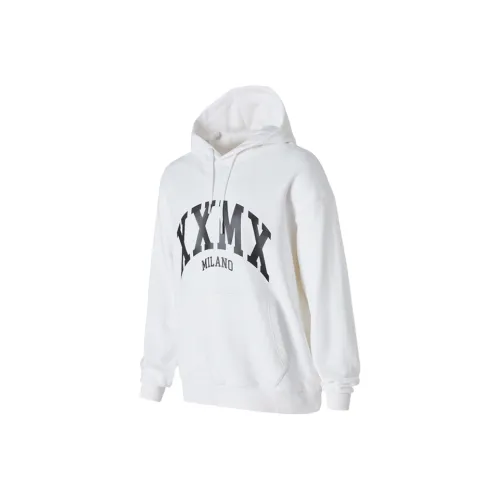 XEXYMIX Толстовка Мужская Естественный Белый