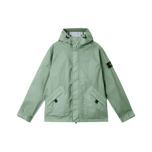 STONE ISLAND Куртки и Пальто Мужской Шалфейный Зеленый