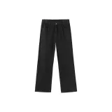 Чёрный (Свободный крой, прямой крой)