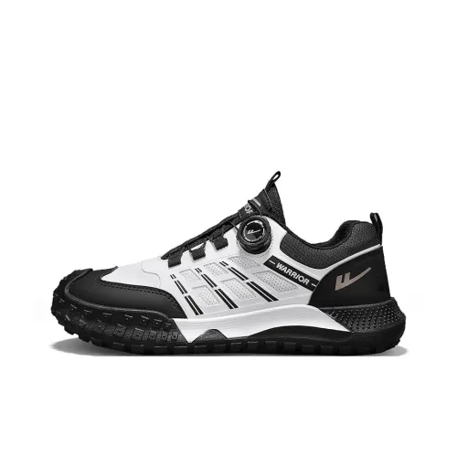 Warrior Slip-resistant Abrasion-resistant Breathable Low-Top Climbing и Hiking Boots Мужской Белый Черный