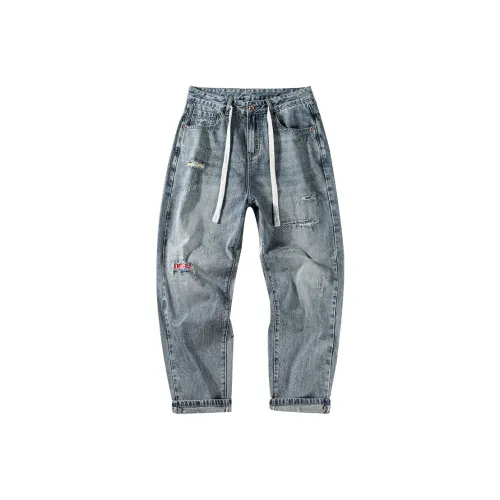 MindBridge Джинсы Унисекс Джинсовый Синий